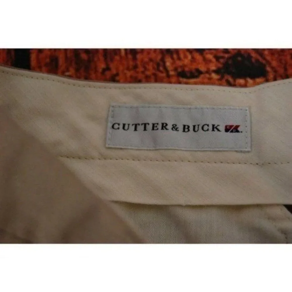 Cutter & Buck Mens Pleated Khaki‎ Dress Shorts - no tag measures 35